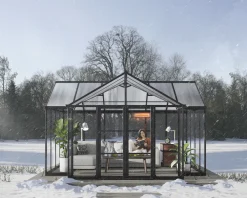 Canopia Gewächshaus Triomphe Alu schwarz 380 x 303 cm
