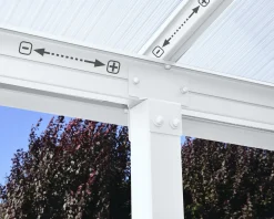Canopia Terrassenüberdachung Olympia 3x7.3 weiß