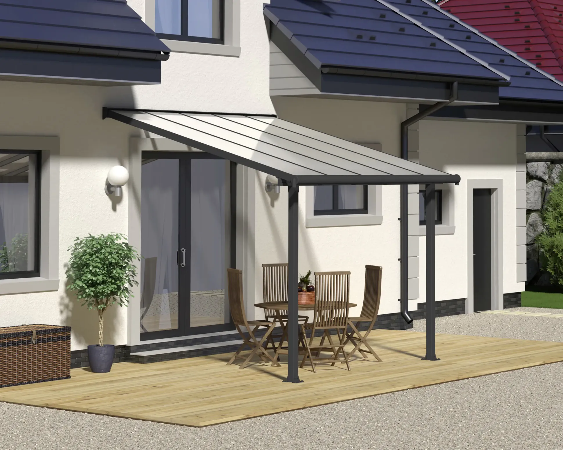 Canopia Terrassenüberdachung Olympia 300 X 300 cm