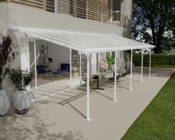 Canopia Terrassenüberdachung Feria 971 x 294 cm weiß