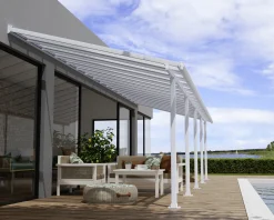 Canopia Terrassenüberdachung Olympia 3x9.8 weiß