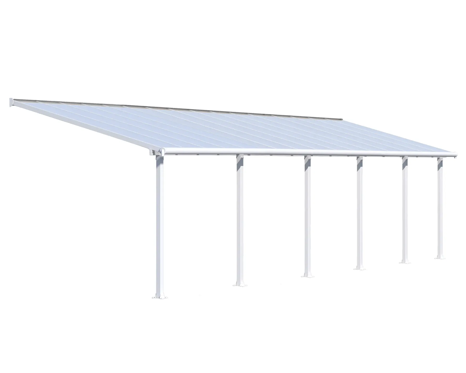Canopia Terrassenüberdachung Olympia 3x9.8 weiß