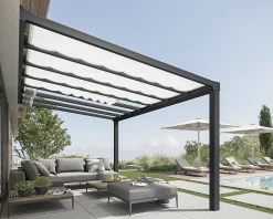 Canopia Terrassenüberdachung Stockholm 515 x 330,5 cm anthrazit