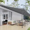 Canopia Terrassenüberdachung Feria 1457 x 380 cm anthrazit