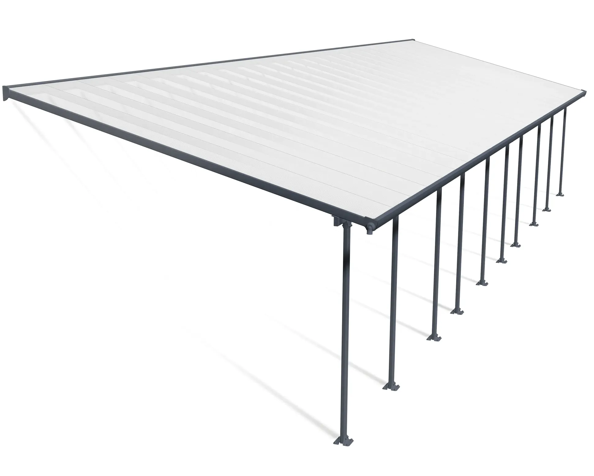 Canopia Terrassenüberdachung Feria 1457 x 380 cm anthrazit