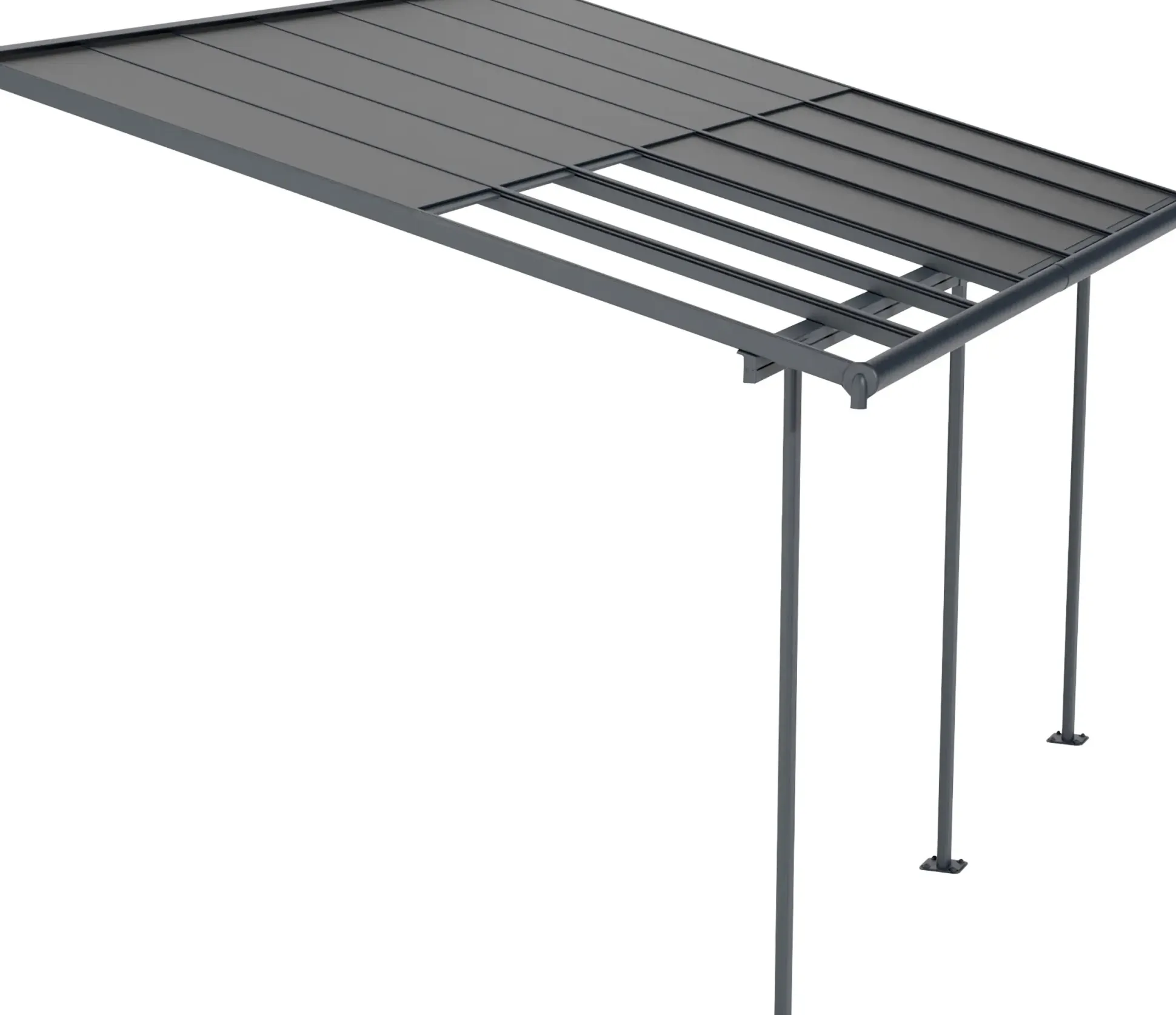 Canopia Terrassenüberdachung Sierra Cabrio 555 x 295 cm grau