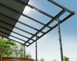 Canopia Terrassenüberdachung Sierra Cabrio 555 x 295 cm grau