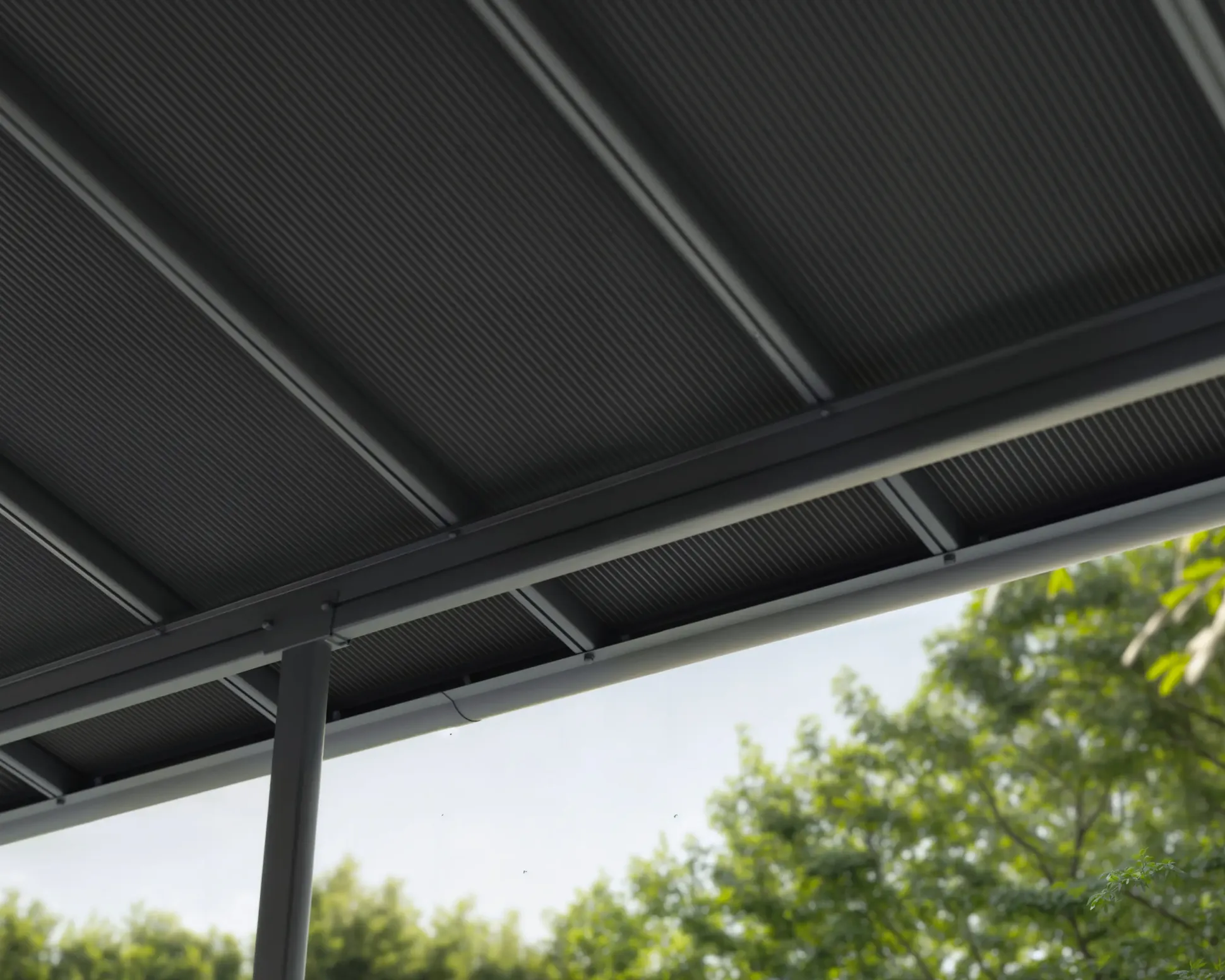 Canopia Terrassenüberdachung Sierra Cabrio 555 x 295 cm grau