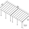 Canopia Terrassenüberdachung Capri 3x8.51