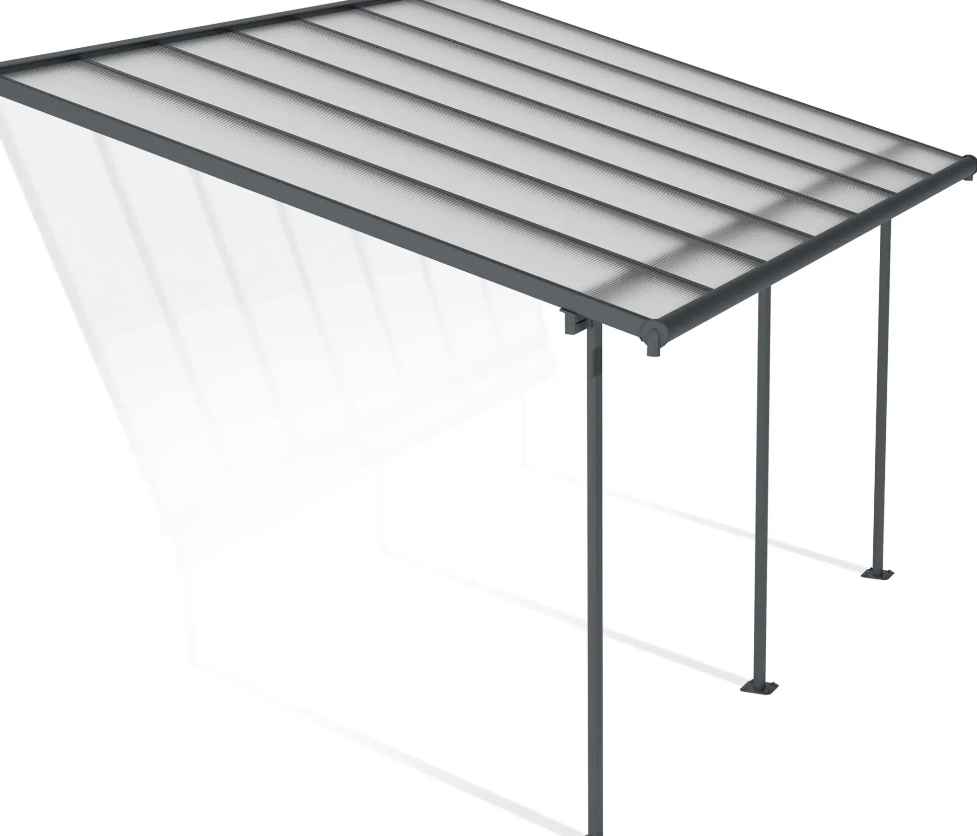 Canopia Terrassenüberdachung Sierra 434 x 295 cm anthrazit