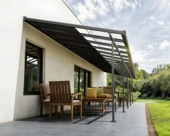 Canopia Terrassenüberdachung Sierra Cabrio 1044 x 295 cm grau