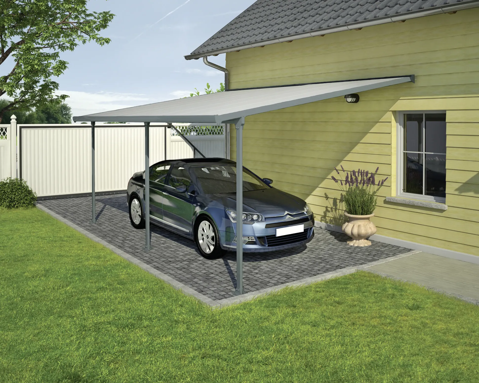 Canopia Terrassenüberdachung Feria 546 x 294 cm anthrazit