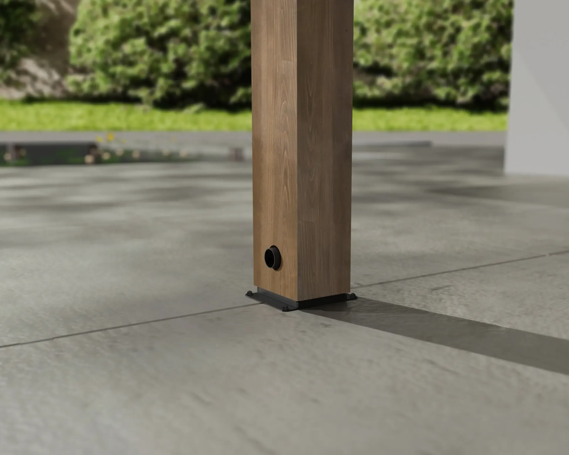 Canopia Terrassenüberdachung Helsinki Holz 600 x 294 cm braun