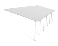 Canopia Terrassenüberdachung Feria 1212 x 380 cm weiß
