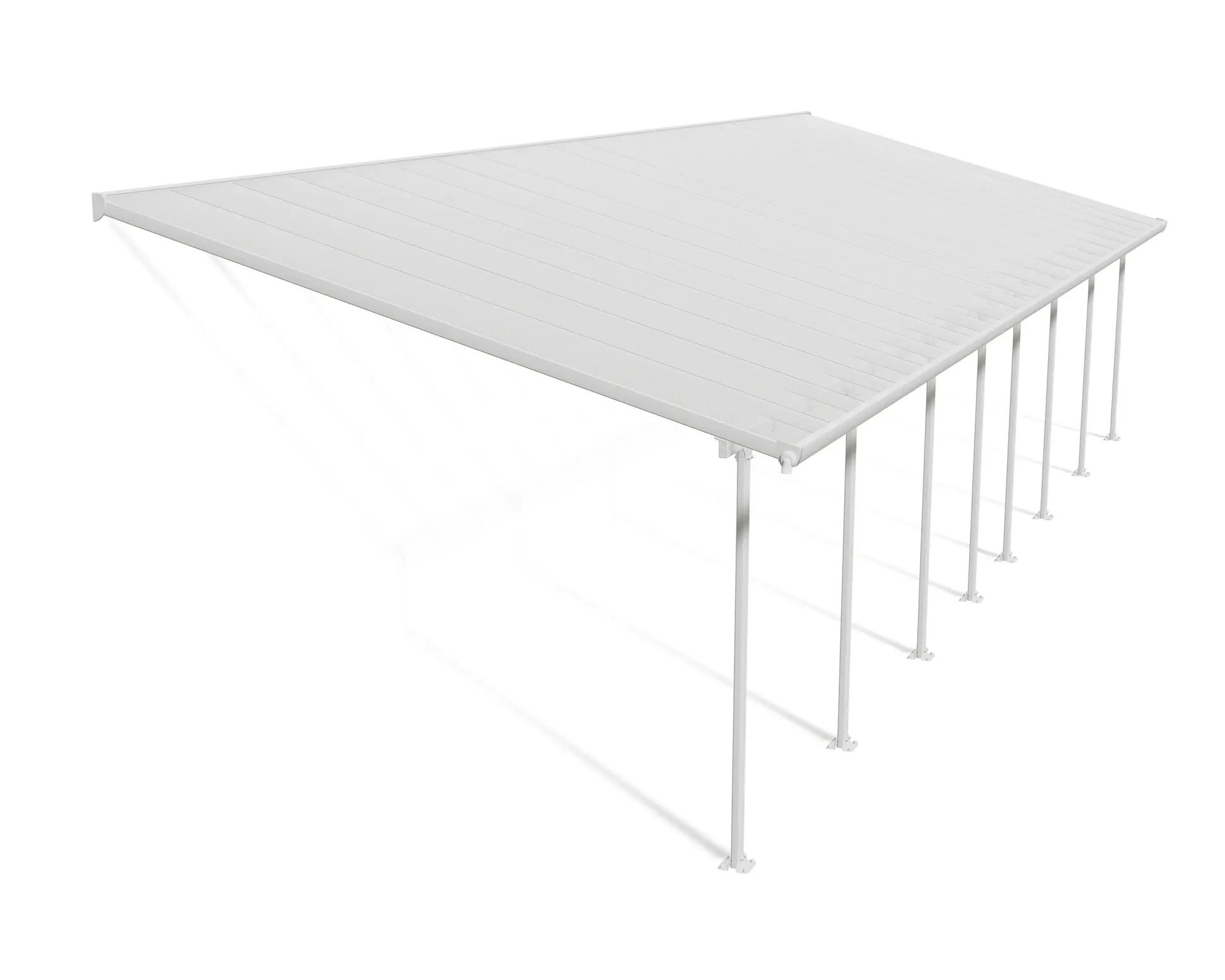 Canopia Terrassenüberdachung Feria 1212 x 380 cm weiß