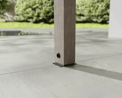 Canopia Terrassenüberdachung Helsinki Holz 340 x 294 cm braun