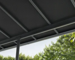 Canopia Terrassenüberdachung Sierra Cabrio 434 x 295 cm grau