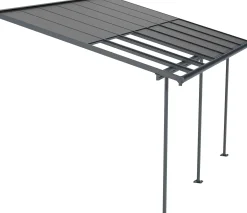 Canopia Terrassenüberdachung Sierra Cabrio 434 x 295 cm grau