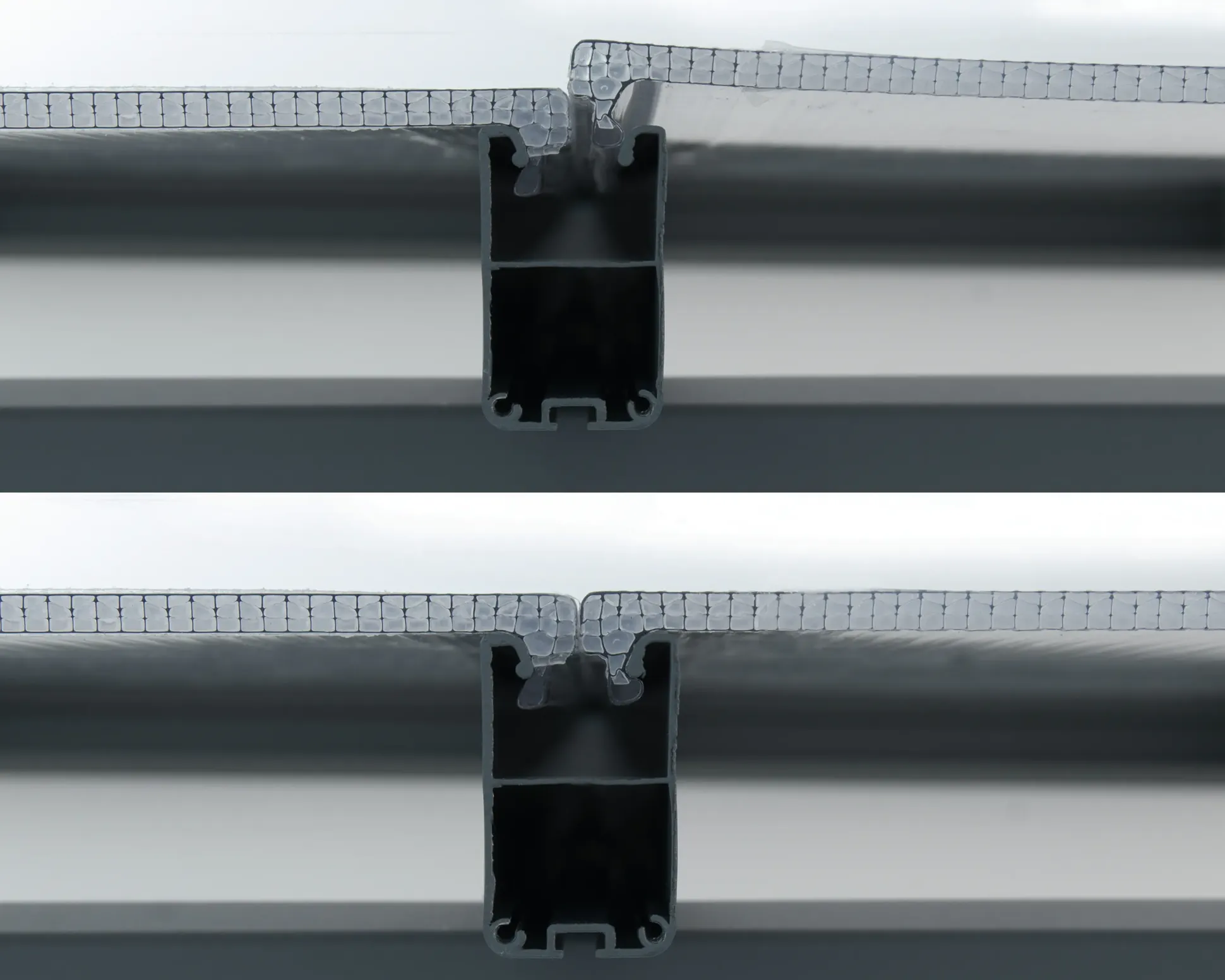 Canopia Terrassendach 1220 x 300 cm grau