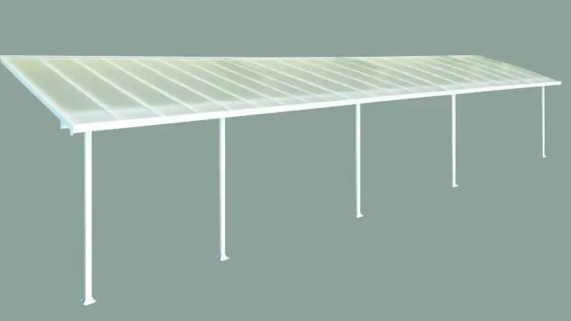 Canopia Terrassendach 1275 x 300 cm weiß