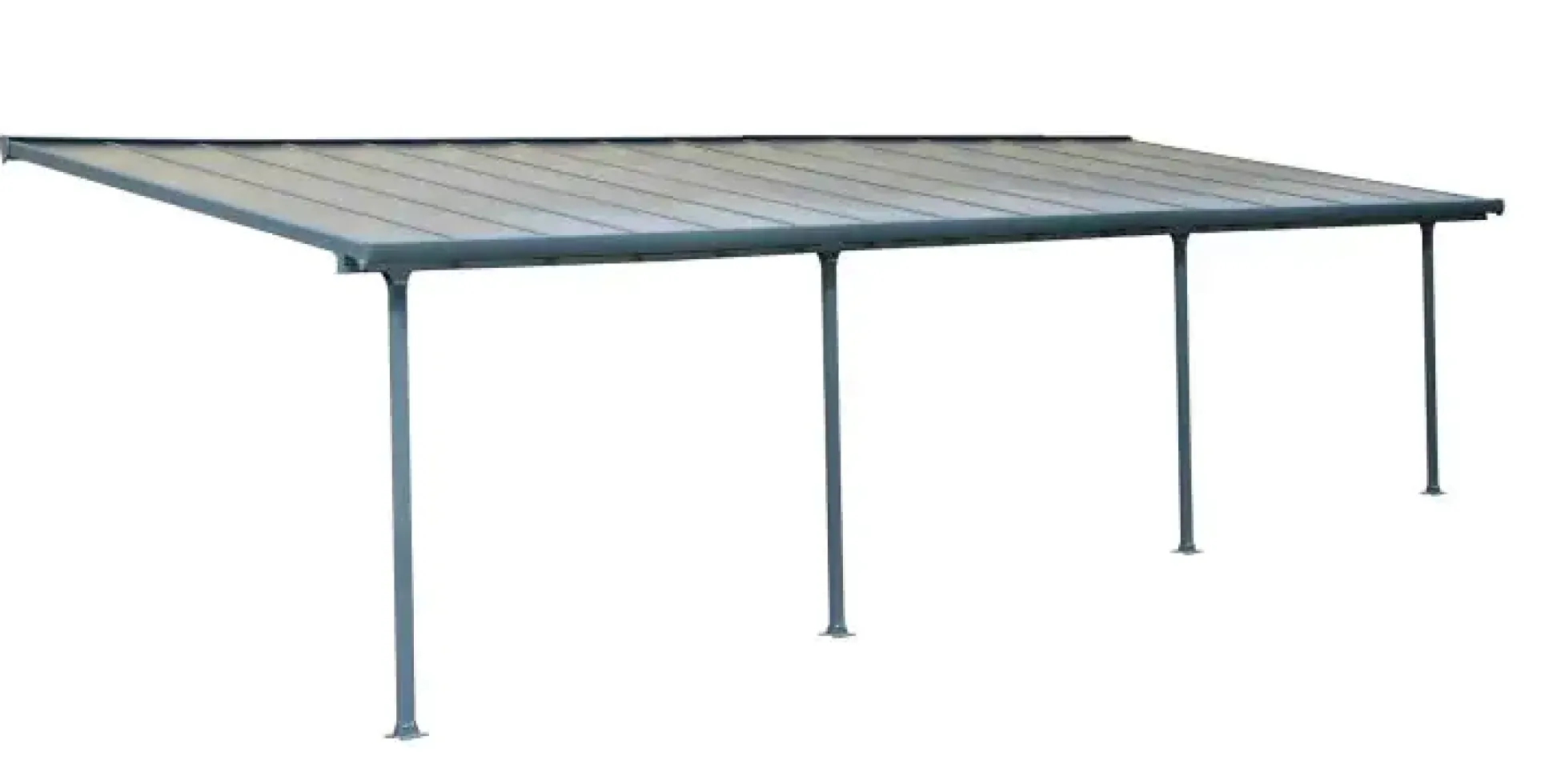 Canopia Terrassendach 1092 x 300 cm grau