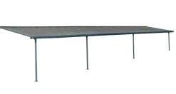 Canopia Terrassendach 1275 x 300 cm grau