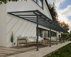 Canopia Terrassendach 1340 x 300 cm grau