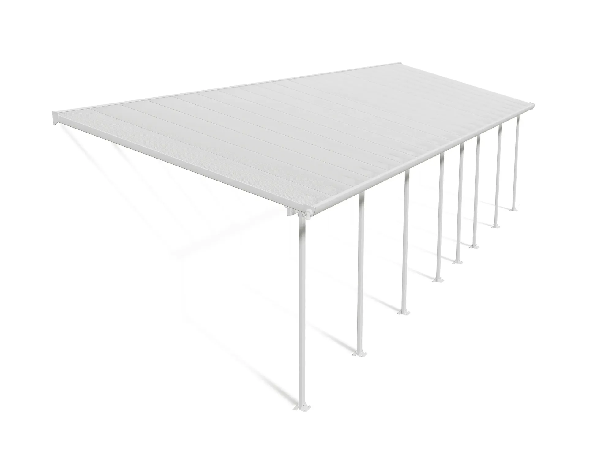 Canopia Terrassendach 1220 x 300 cm weiß