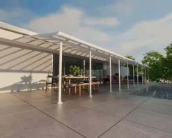 Canopia Terrassendach 1456 x 400 cm weiß