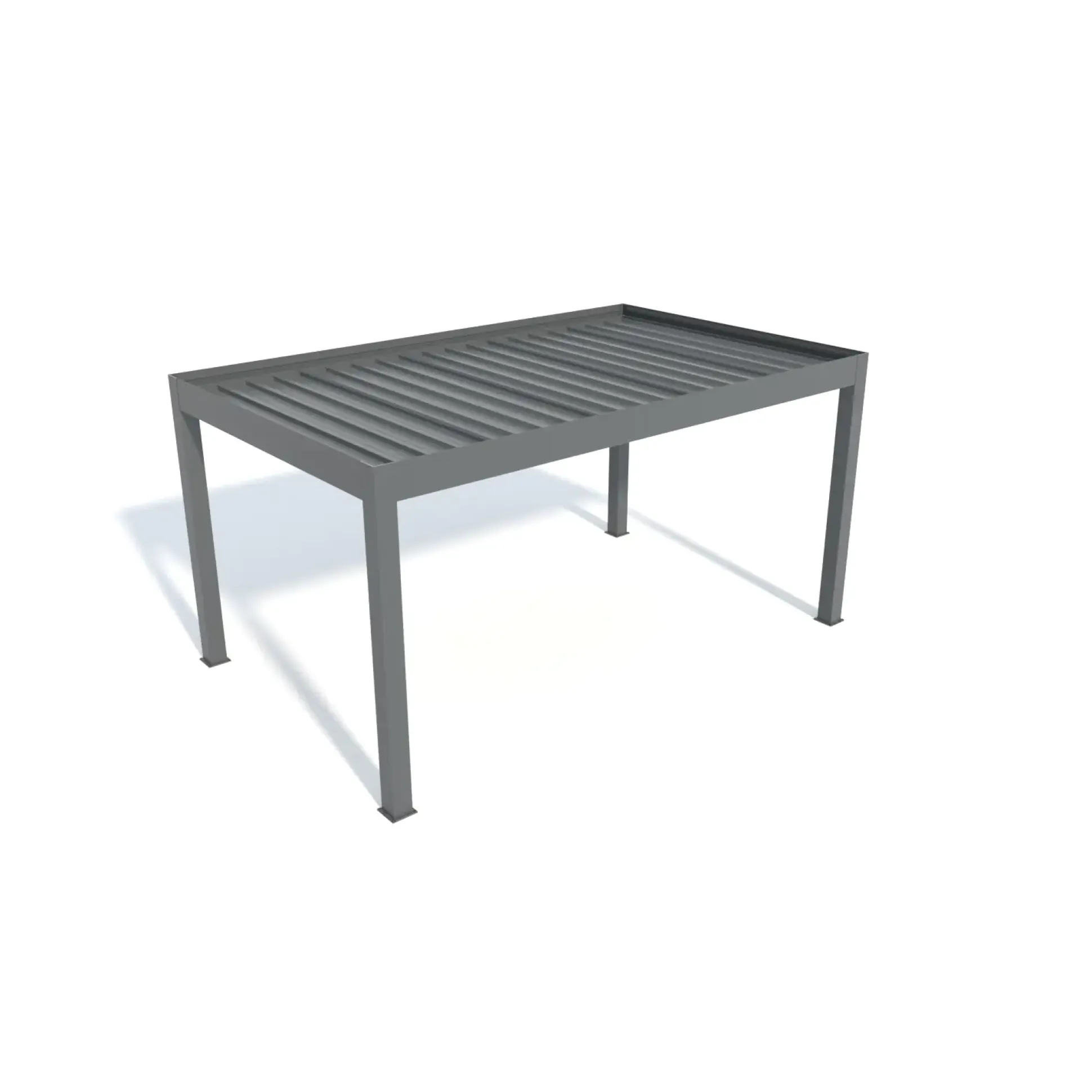 Carport Grandlux 300 x 500 cm grau