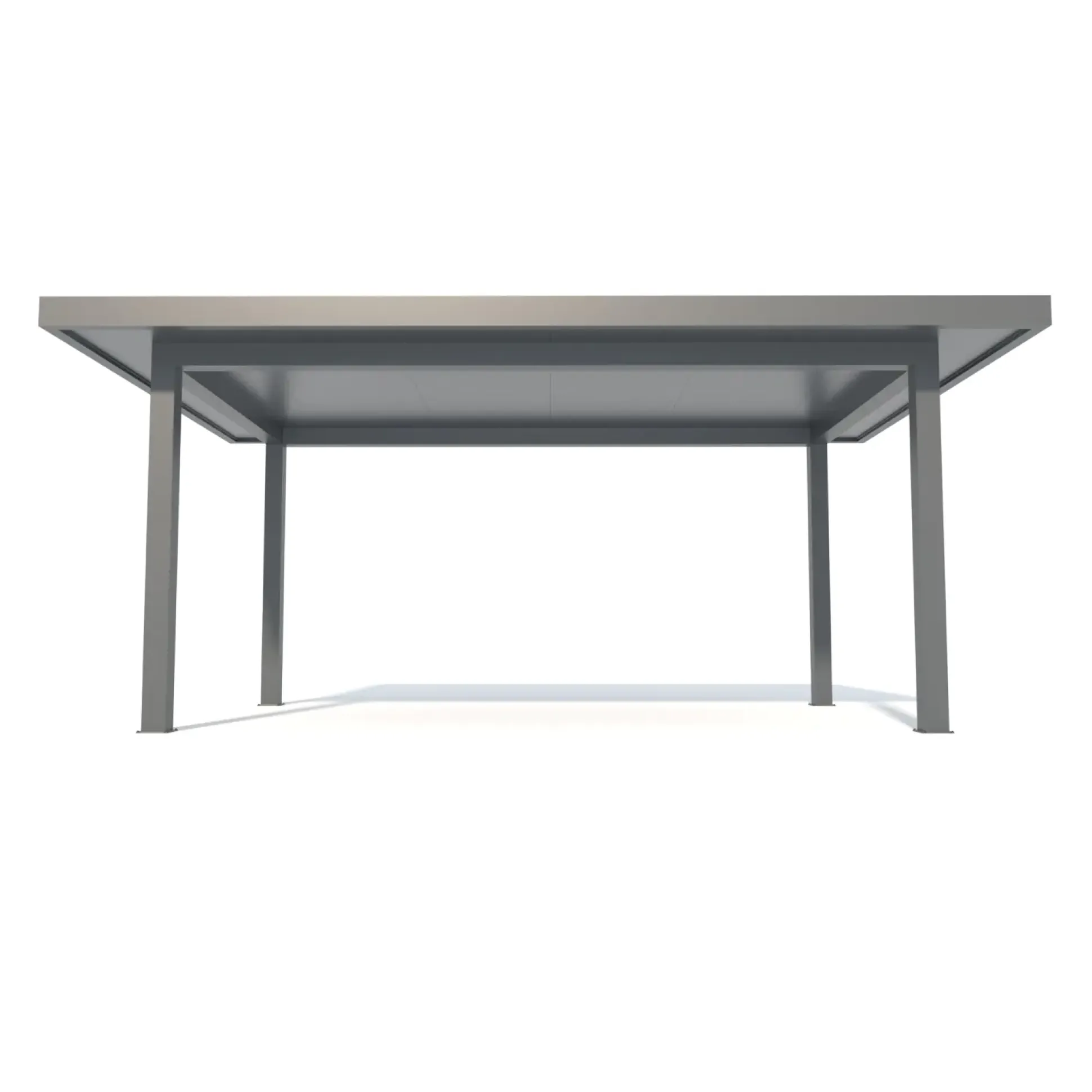 Carport Style 400 x 600 cm grau