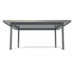 Carport Style 400 x 700 cm grau