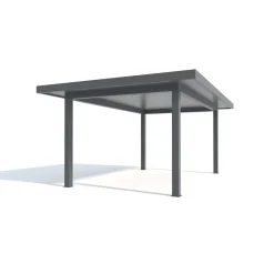 Carport Style 500 x 600 cm grau