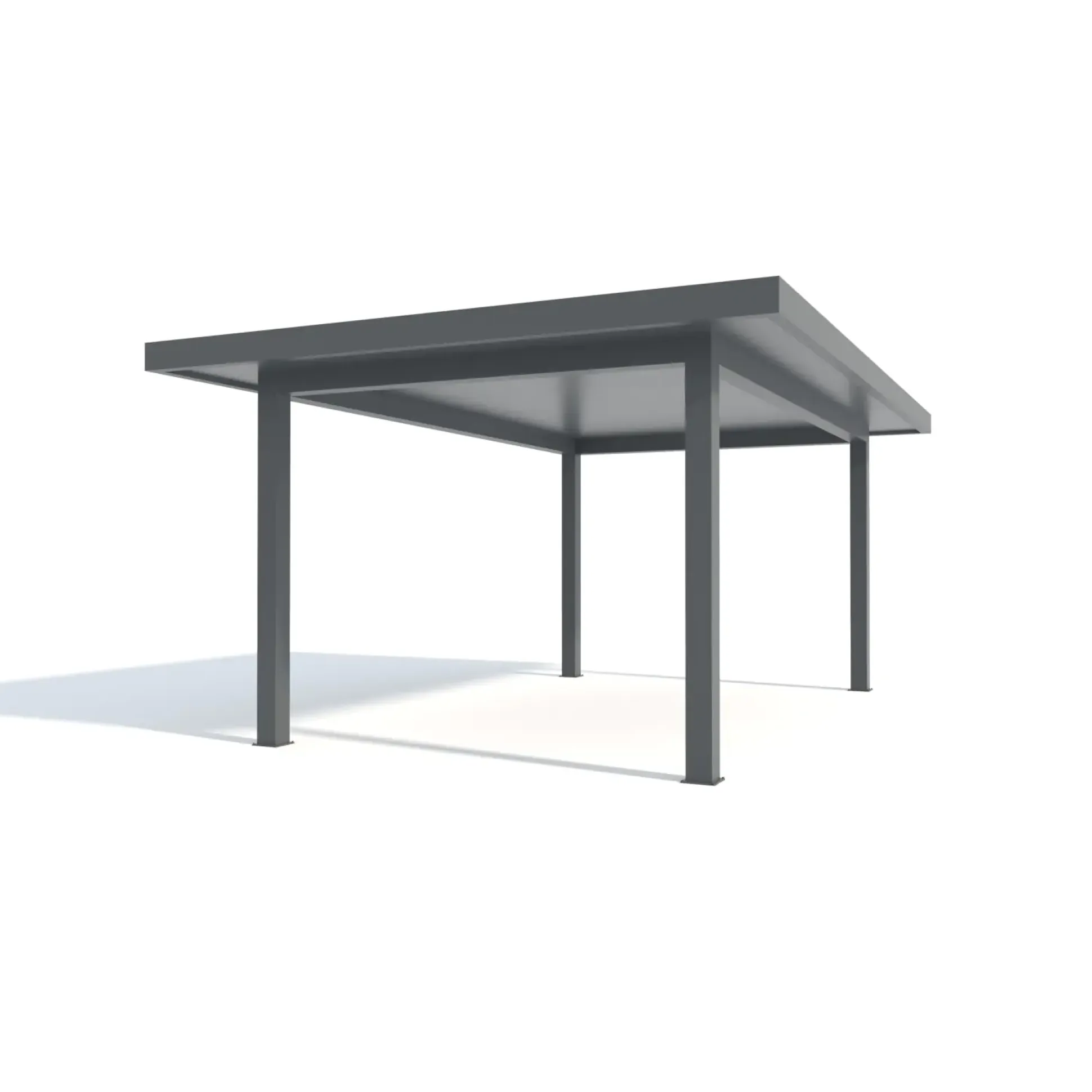 Carport Style 500 x 600 cm grau