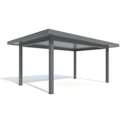 Carport Style 500 x 600 cm grau