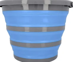 Cartrend Caravan Wassereimer faltbar grau-blau 10 Liter