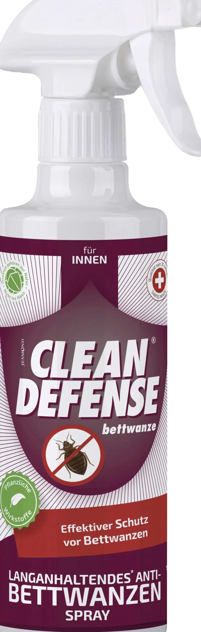 Clean Defense langanhaltendes Bettwanzen-Spray 375 ml