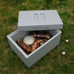 Climapor Thermobox inkl. Deckel - ca. 9 L, grau