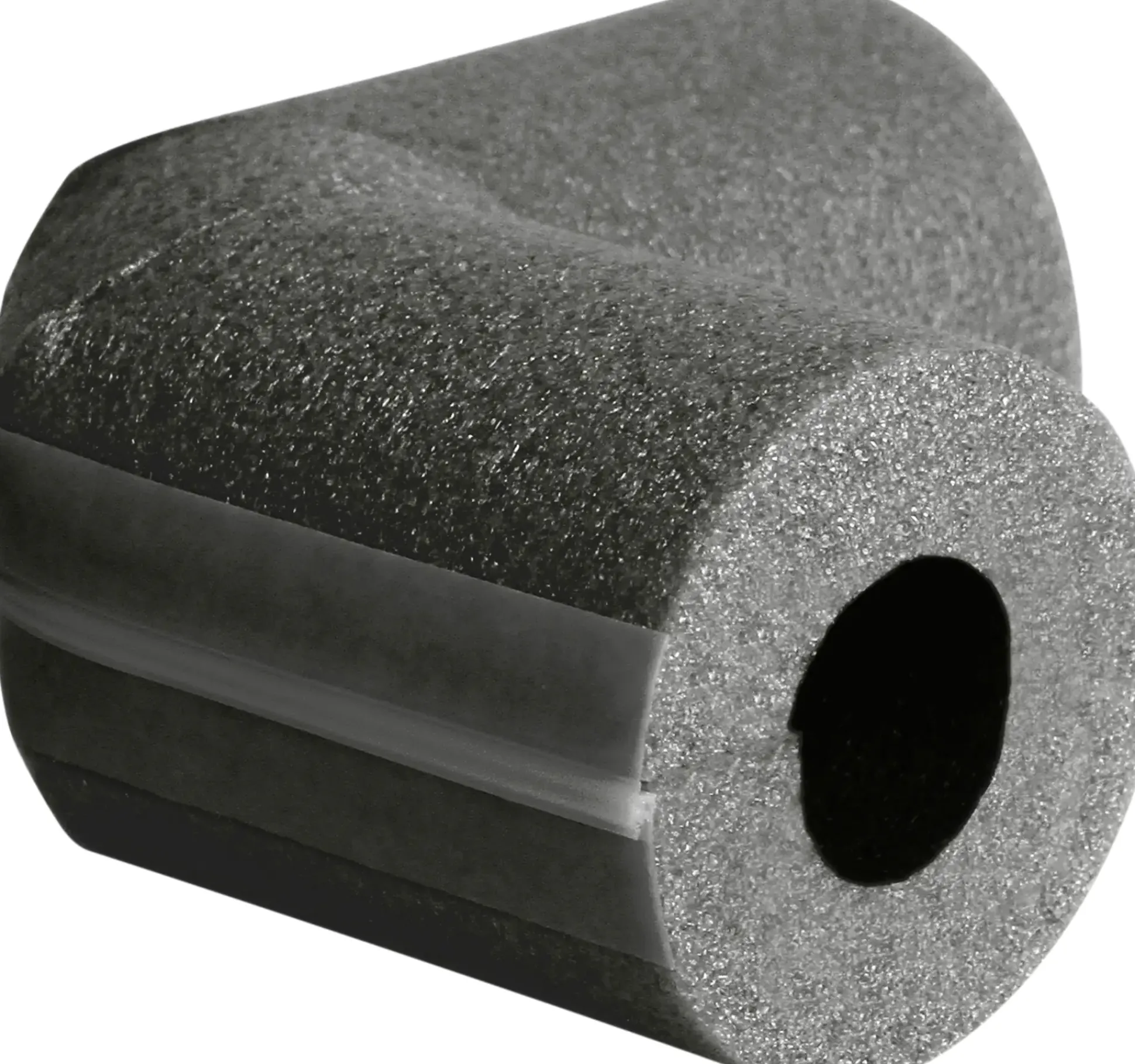 Climatube®Zip PE-Rohrisolierung Bogen grau; Zipverschluss; 22-15