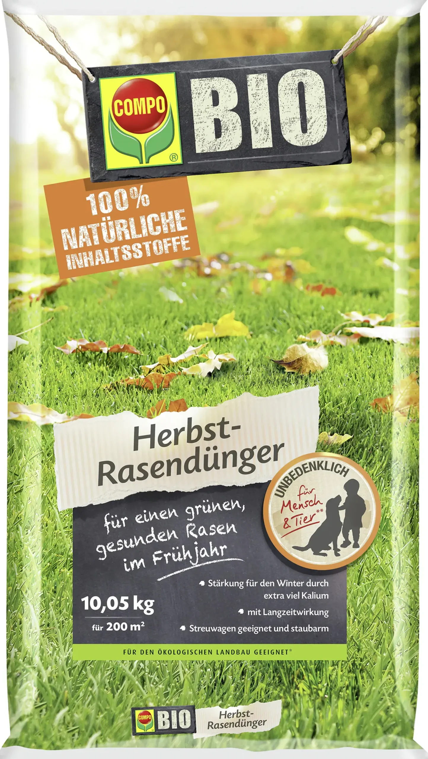 Compo Bio Herbst-Rasendünger 10 kg