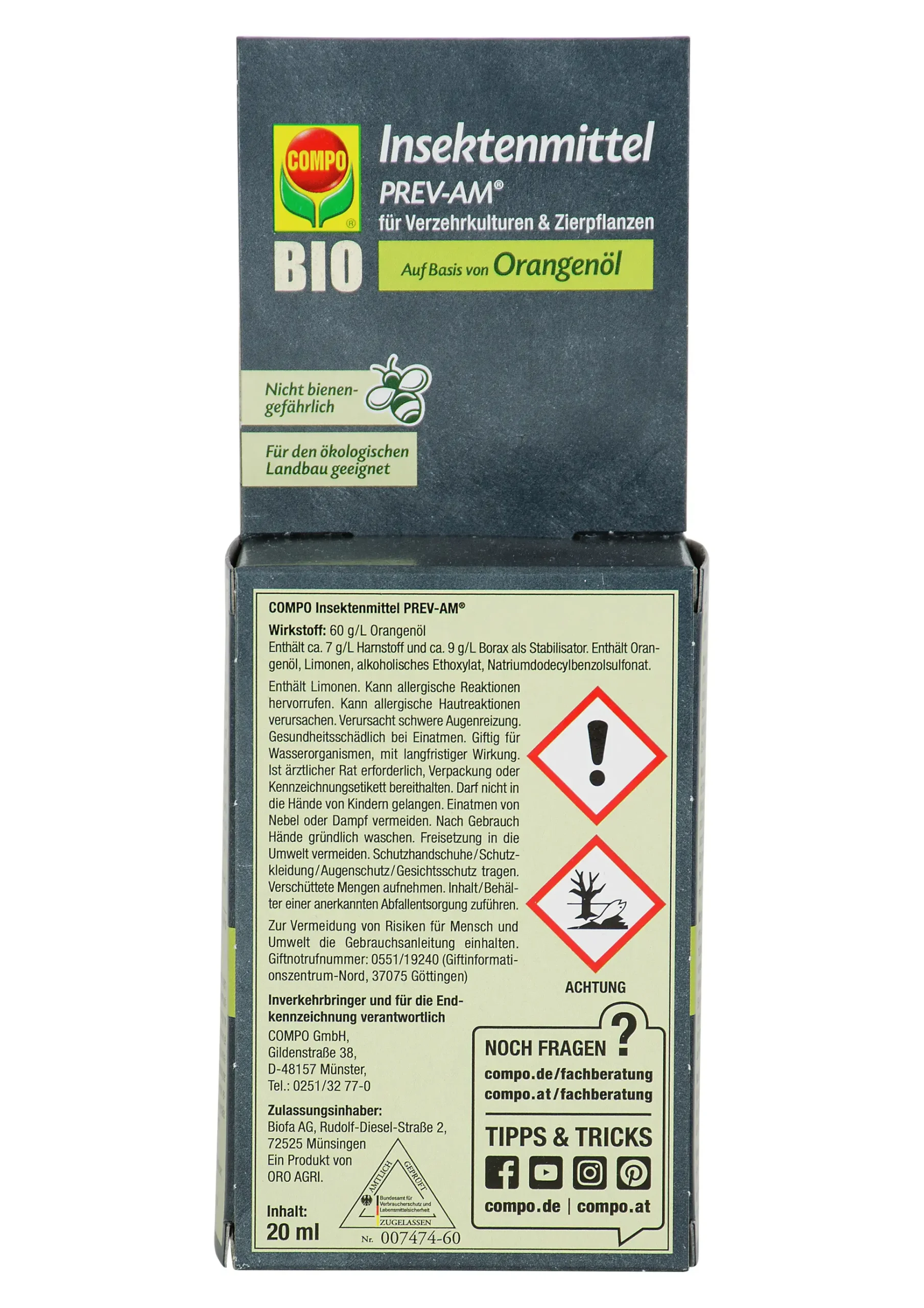 Compo Insektenmittel Prev-Am 20 ml