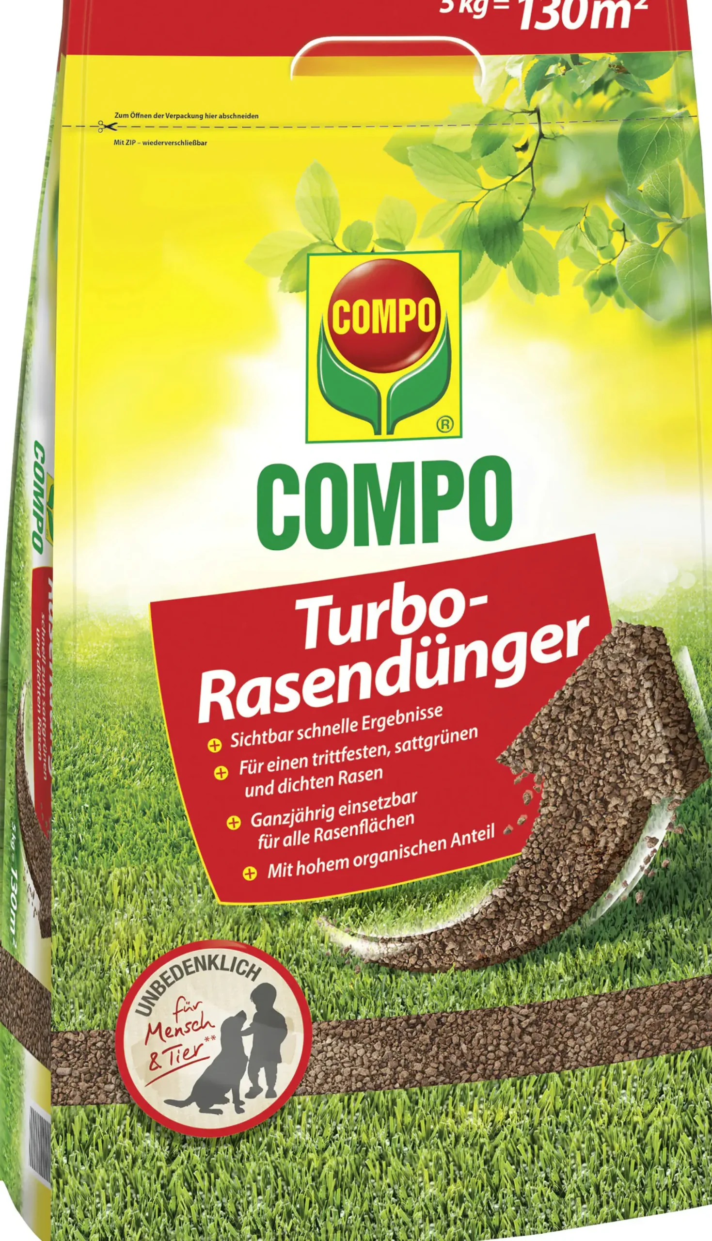 Compo Rasendünger Turbo 5 kg