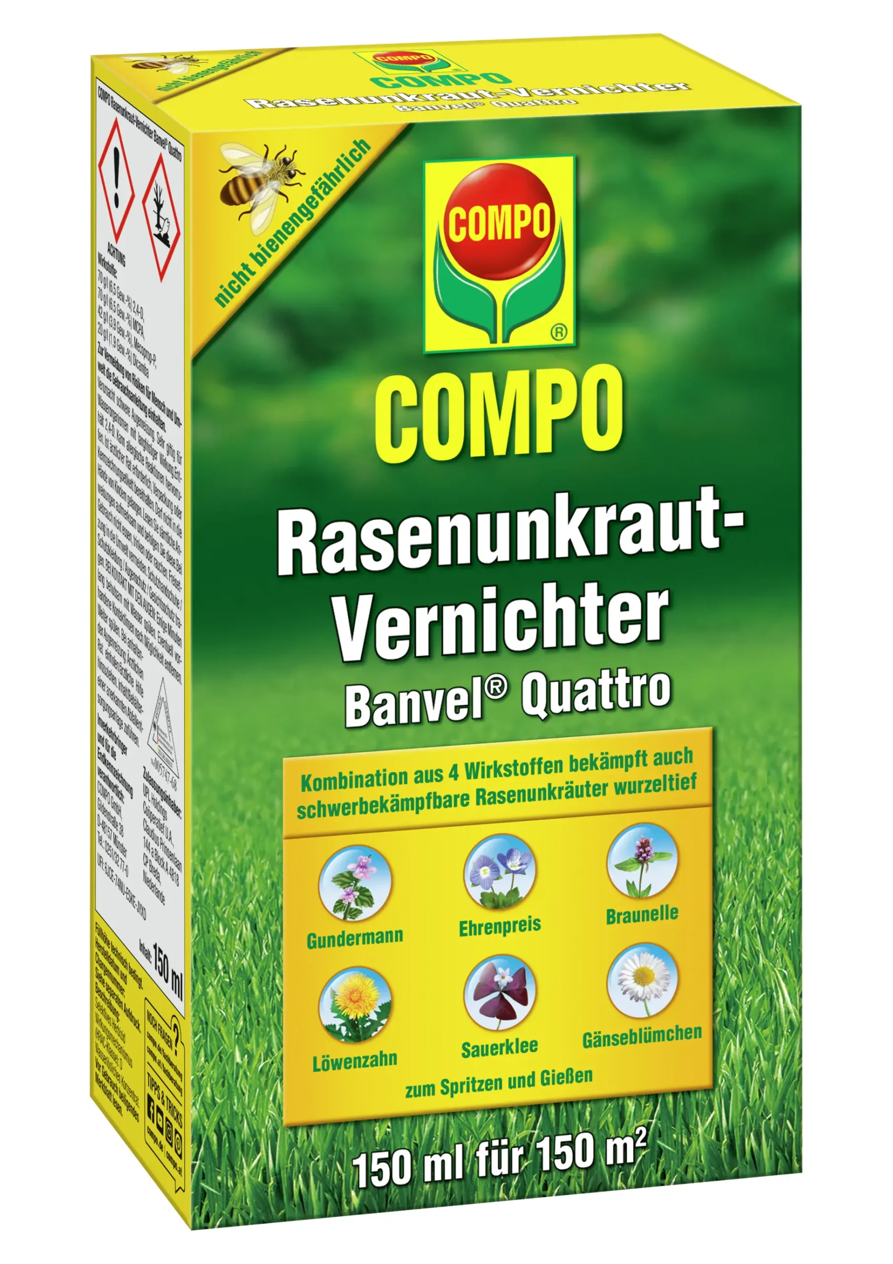 Compo Rasenunkrautvernichter Banvel Quattro 150 ml