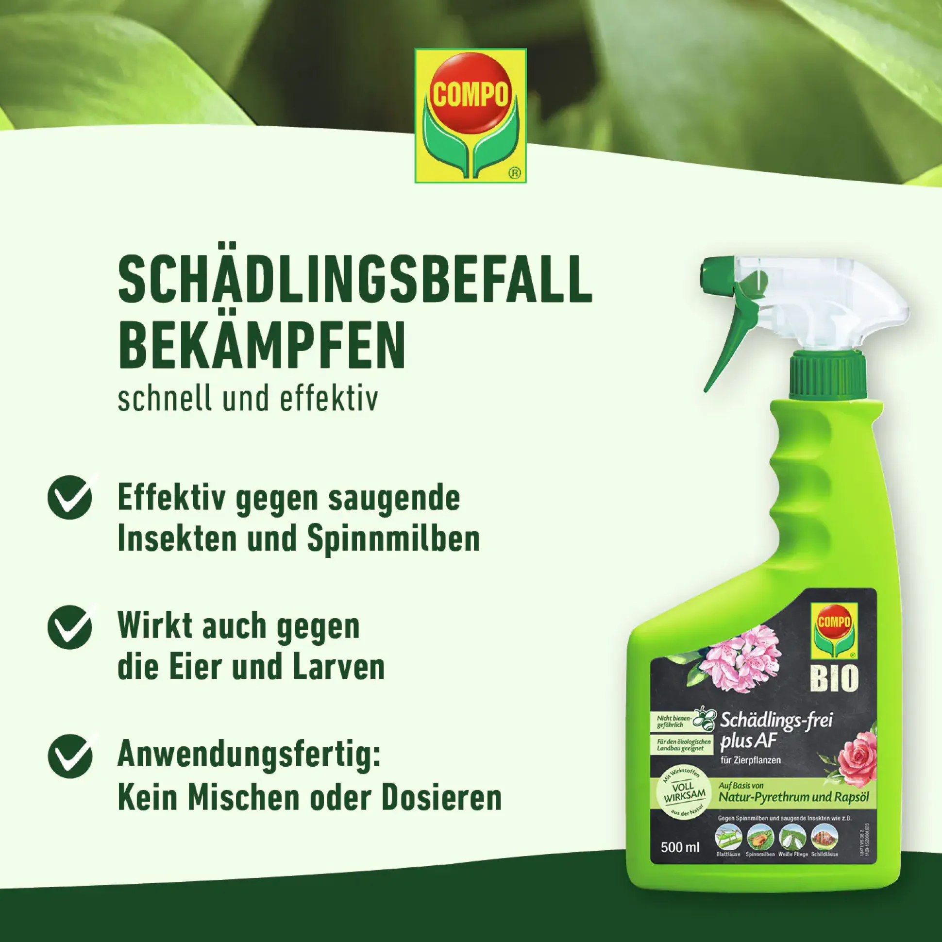 Compo Schädlings-frei plus AF 500 ml