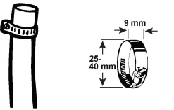 Cornat Schlauchschelle 25 - 40 mm (1 1/4"), 1 Stück
