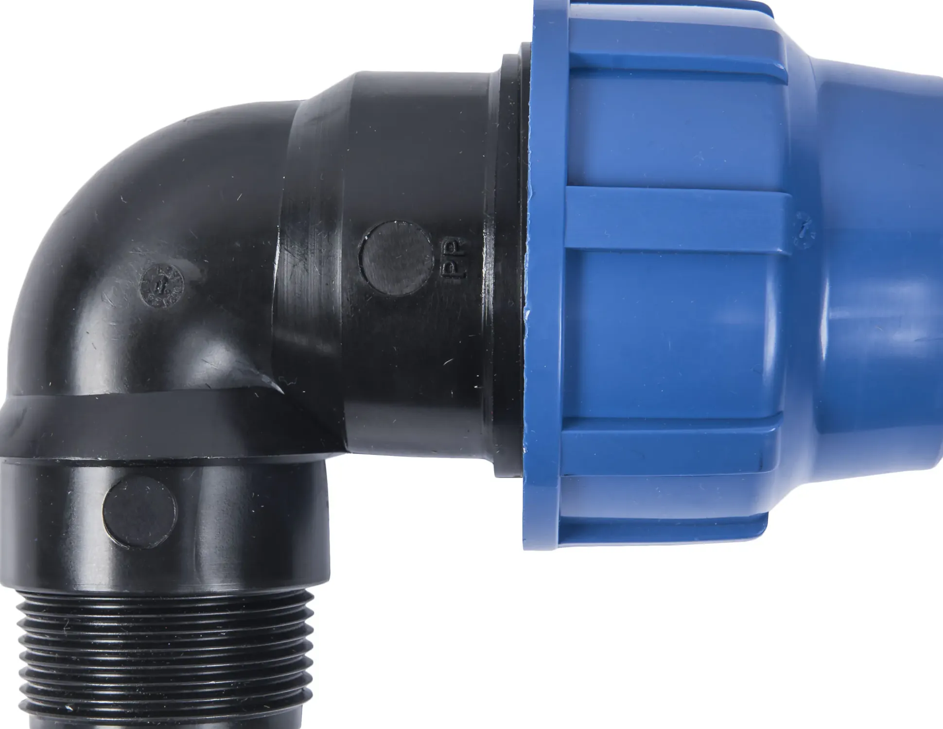 Cornat Winkel für PE-HD-Rohr Polypropylen, ø 40 mm, 1,25" AG