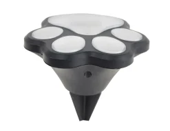 Dapo LED Solarleuchte Dekofigur Pfote weiß