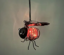 Dapo LED Solarleuchte Dekofigur Ameise warmweiß