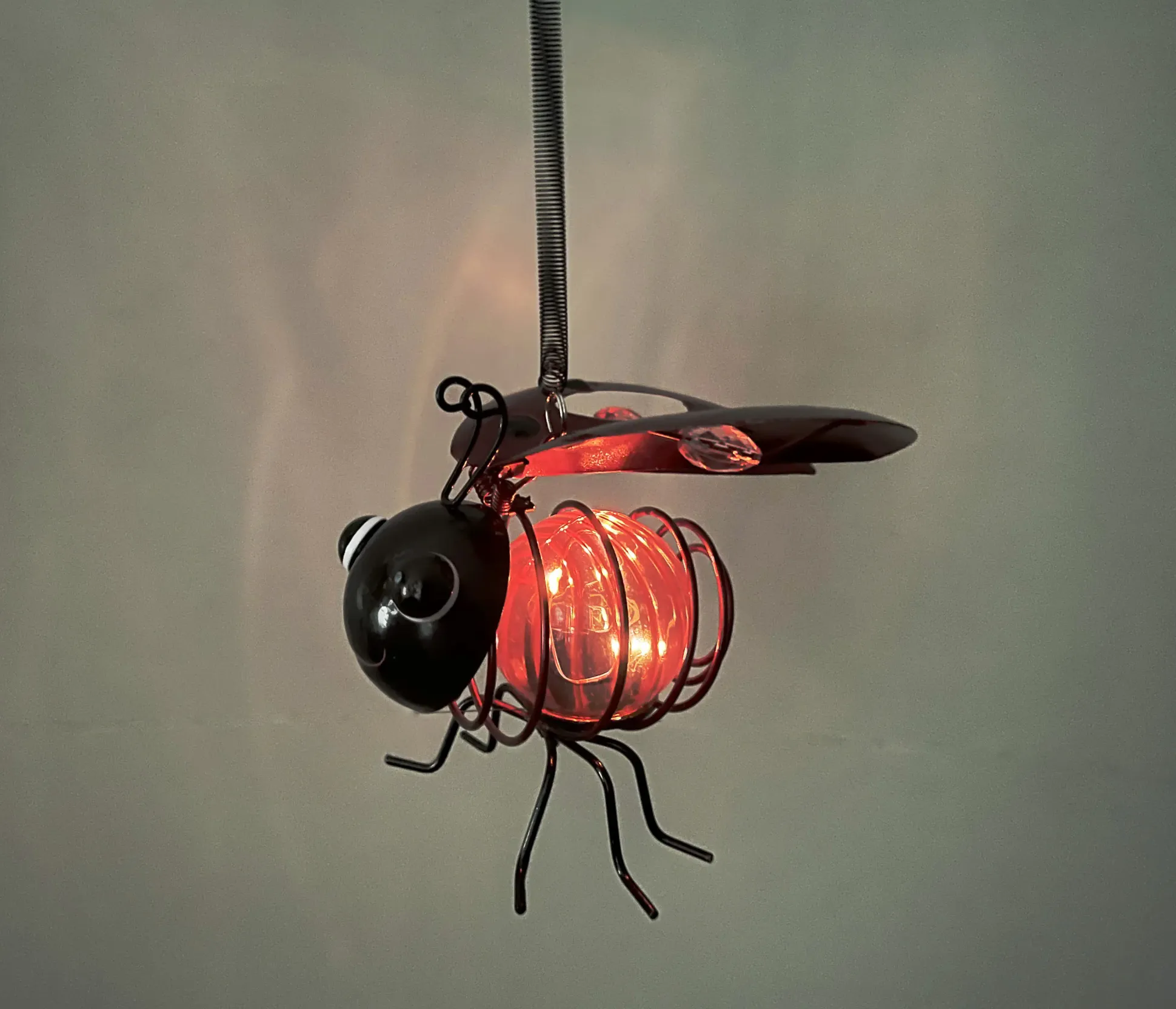 Dapo LED Solarleuchte Dekofigur Ameise warmweiß