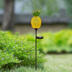 Dapo LED Solarstecker Ananas warmweiß